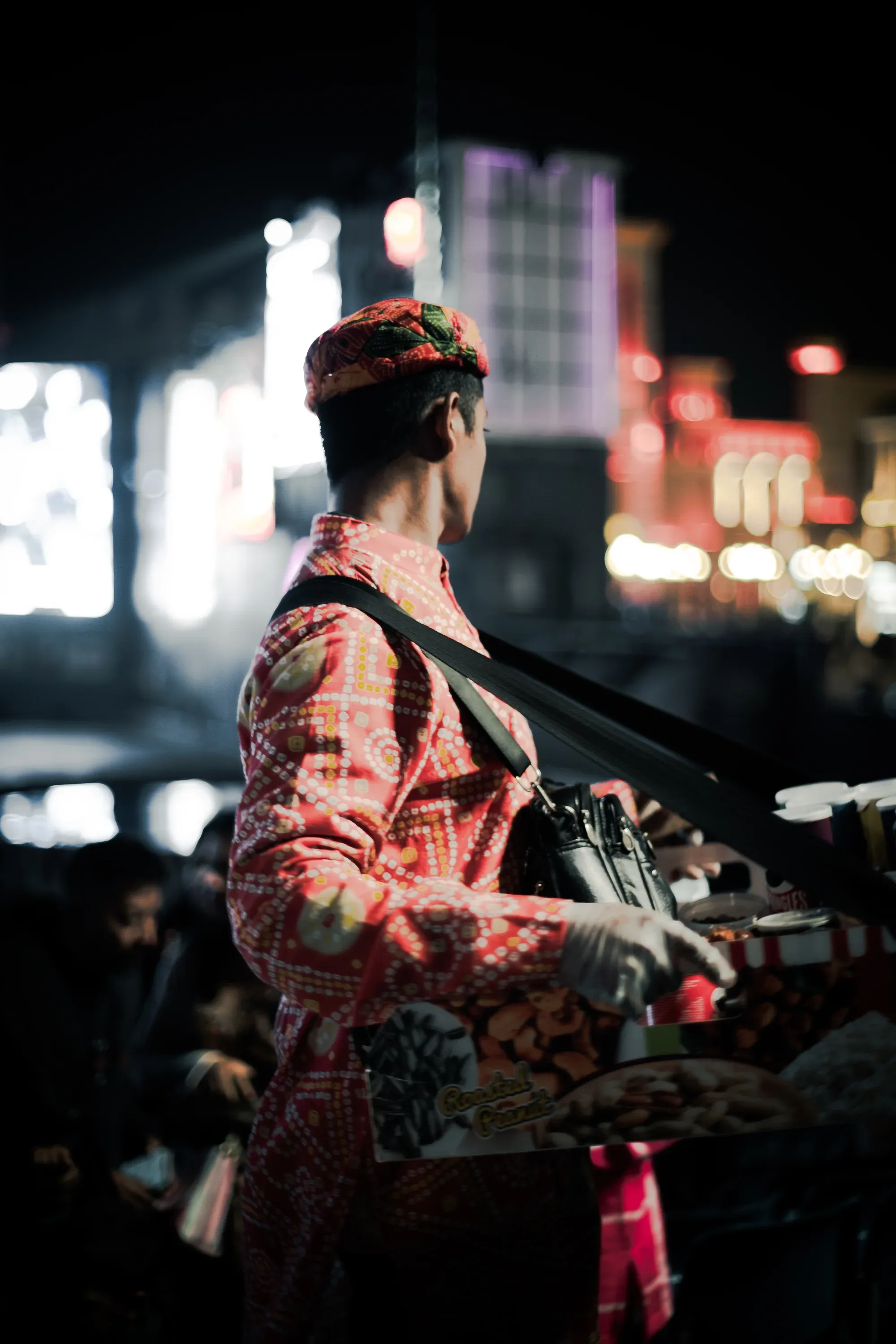 Pedestrians in a modern city plaza, bright and airy street photography.