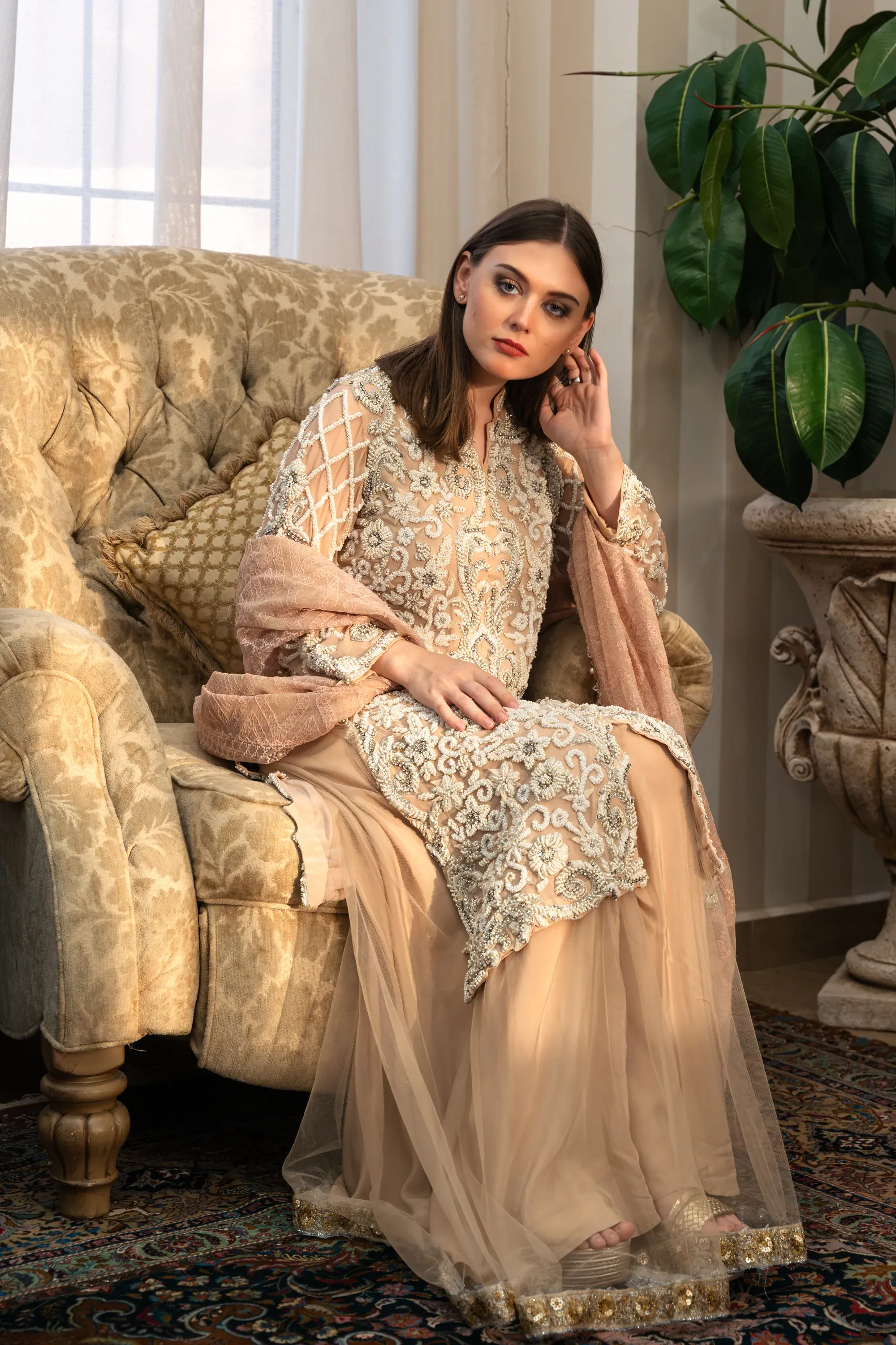 Minimalist street portrait, focus on character and mood.